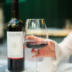 Botella de vino tinto sin alcohol Judan cabernet sauvignon - nada de alcohol, todo el sabor.